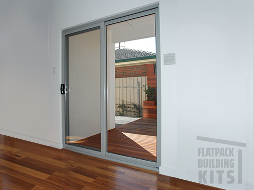 Flatpack building kits - double-glazed sliding door 2145mm x 1800mm
