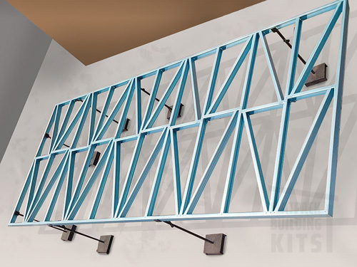 Flatpack construction extras - internal dividing wall