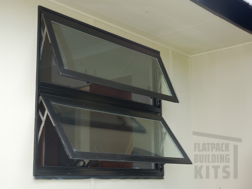 Flatpack building kits - double-glazed-awning-style window - 600mm x 1200mm