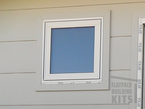 Flatpack building kits - double-glazed-awning-style window - 600mm x 600mm