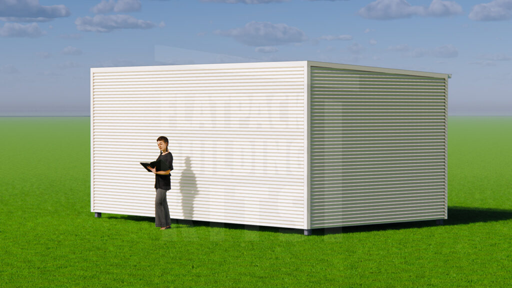 Australian steel habitable flatpack building kit 3.6m x 6m ...