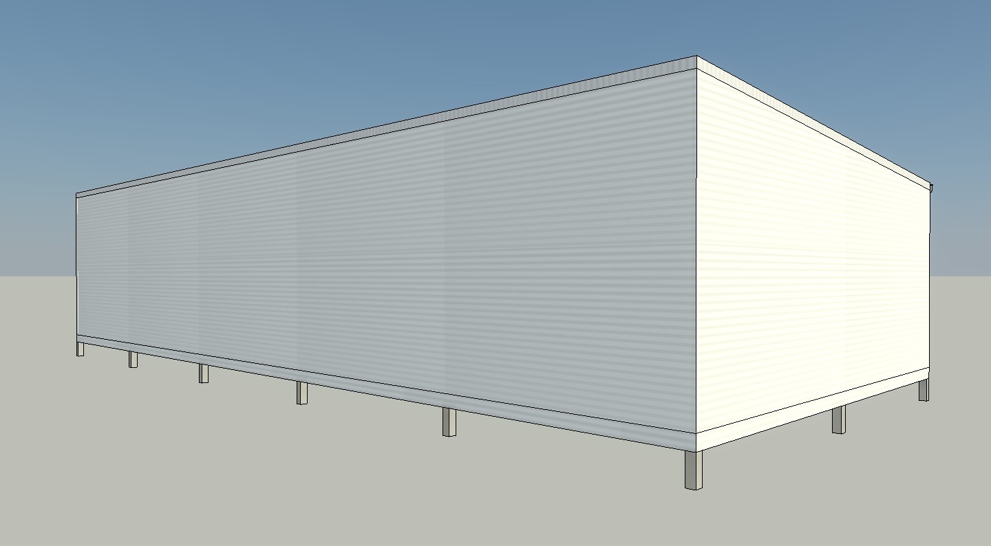 Australian steel habitable flatpack building kit 6m x 15m